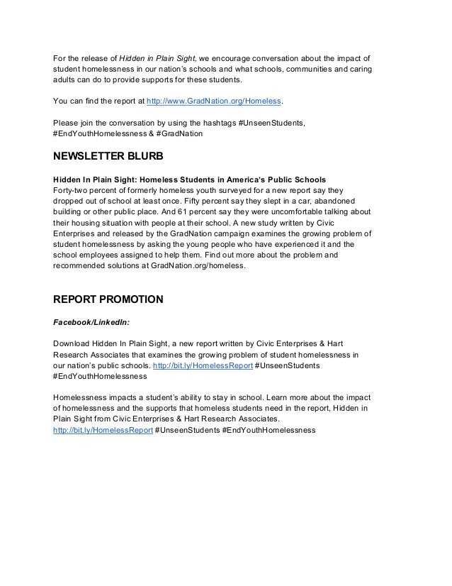 Hidden In Plain Sight Homeless Students >> Hidden In Plain Sight Partner And Community Digital Toolkit Hidden In Plain Sight Homeless Students >> Hidden In Plain Sight Partner And Community Digital Toolkit
