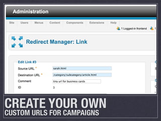 CREATE YOUR OWN
CUSTOM URLS FOR CAMPAIGNS
 