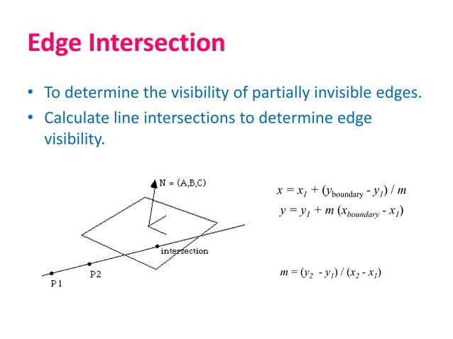 Hidden line removal algorithm | PPT