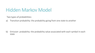 Hidden markov model | PPTX