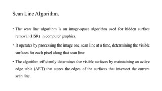 HIDDEN SOLID REMOVAL ALGORITHM IN COMPUTER GRAPHICS FOR IMAGE ...