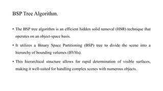 HIDDEN SOLID REMOVAL ALGORITHM IN COMPUTER GRAPHICS FOR IMAGE ...