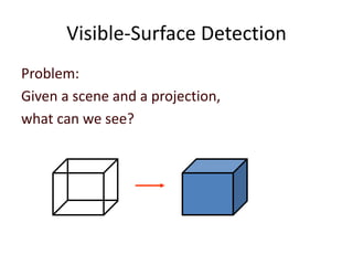 Hidden surface removal | PPT