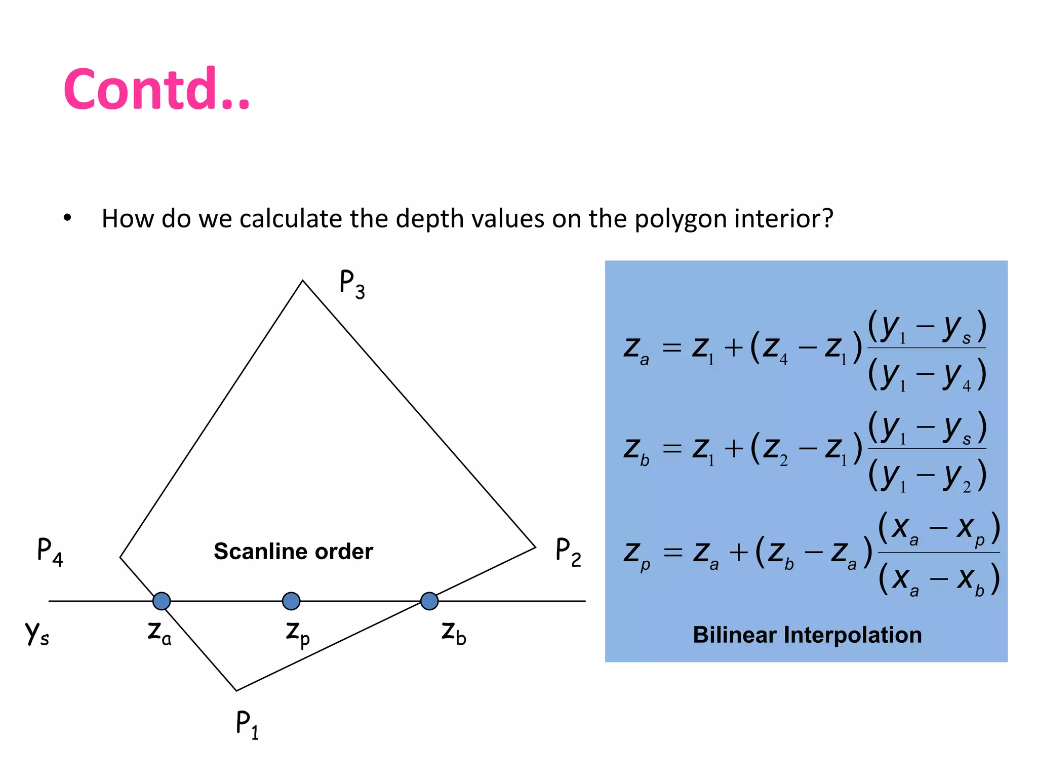 Hidden surface removal algorithm | PPTX