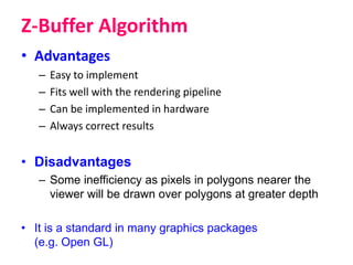 Hidden surface removal algorithm | PPT