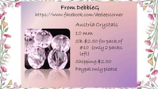 Hidden Treasures Bazaar 4/17/15 @ 8:00PM EST