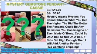 Hidden Treasures Bazaar 4/17/15 @ 8:00PM EST