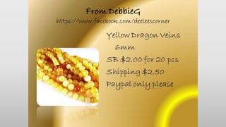 Hidden Treasures Bazaar 5/5/15 8:00PM EST