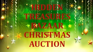 Hidden Treasures Bazaar 11/12/15 @ 8:00PM EST