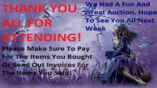 Hidden Treasures Bazaar Presentation 1/13/15 7:00PM EST