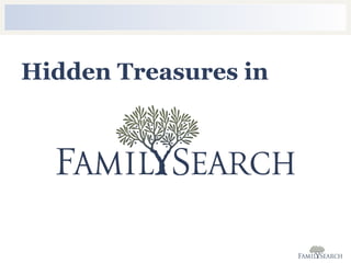 Hidden Treasures in 