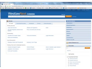 Westlaw Canada

 