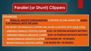 Clipper & Clamper notes by mha physics | PDF