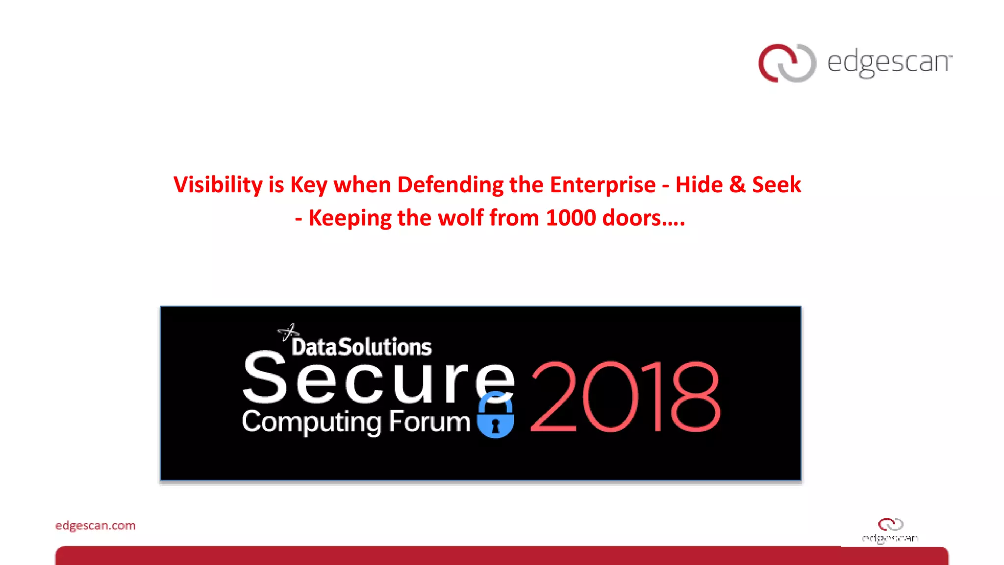 Hide and seek - Attack Surface Management and continuous assessment. | PPT