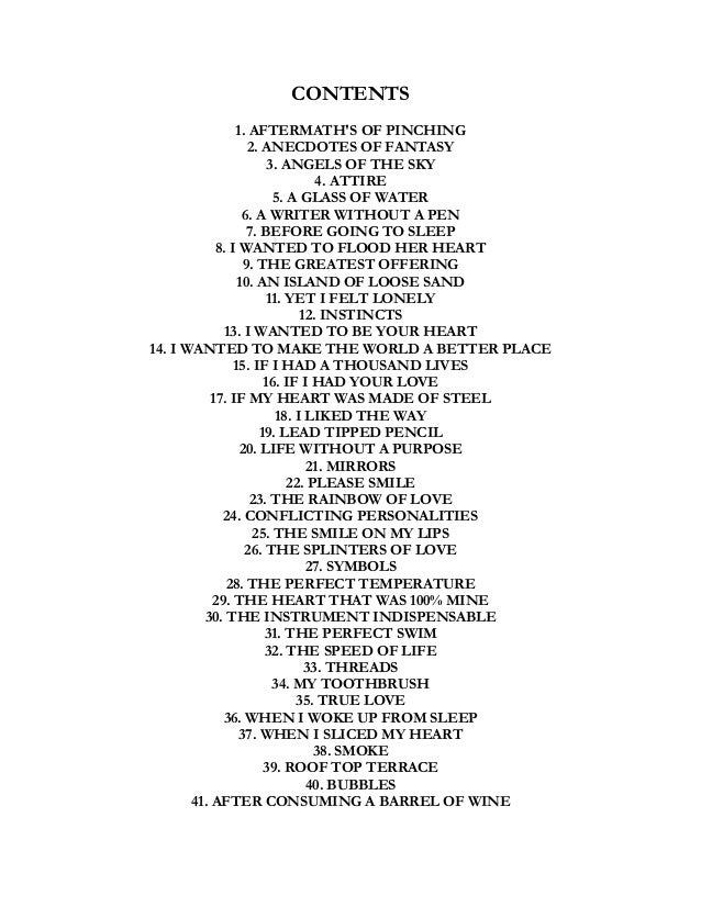 A Glass Of Water Poem A Glass Of Water Poem