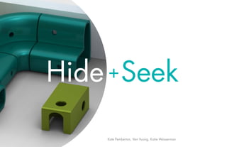 Hide + Seek


     Kate Pemberton, Van Vuong, Katie Wasserman
 