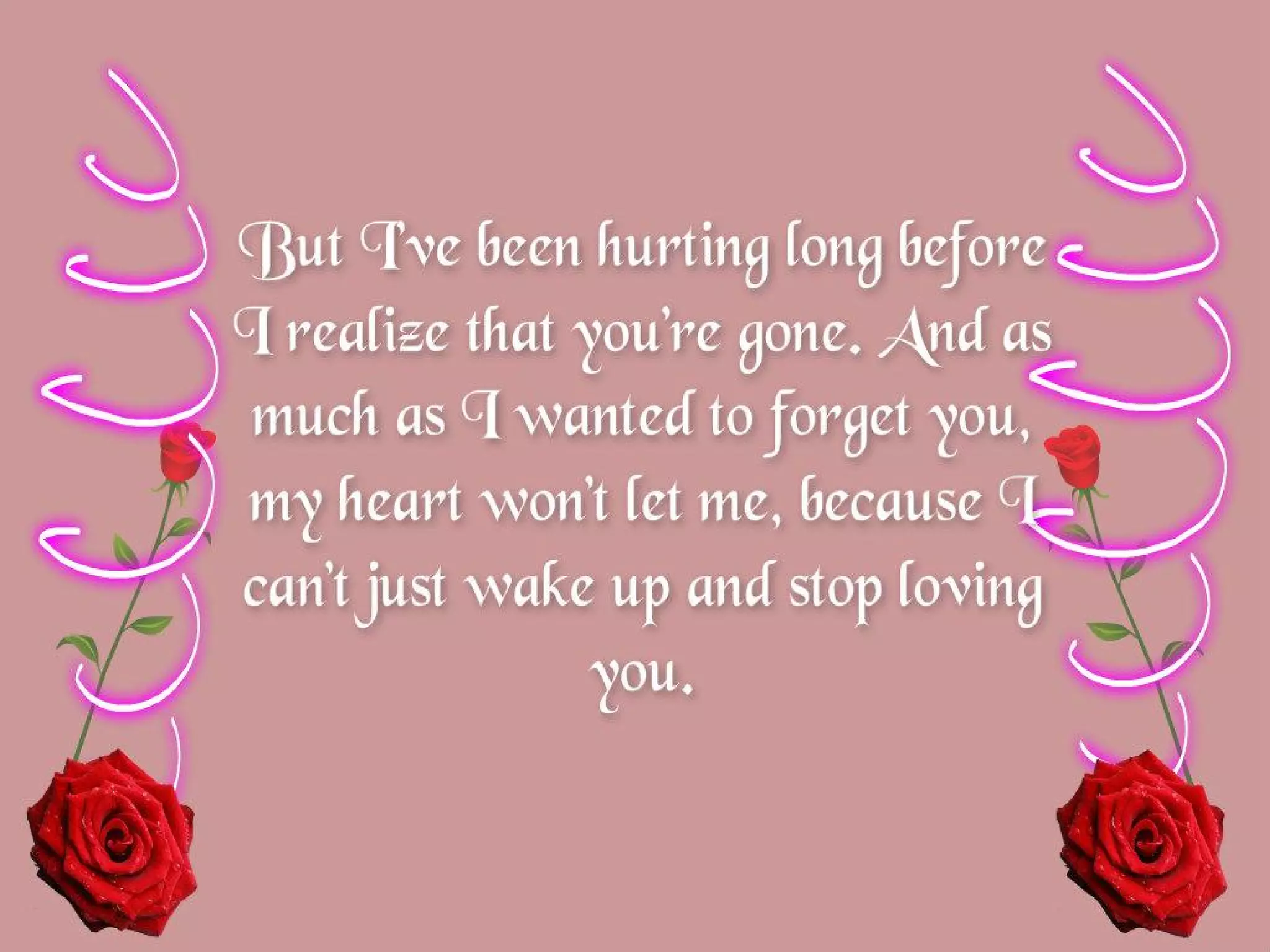 Hiding sadness behind a smile