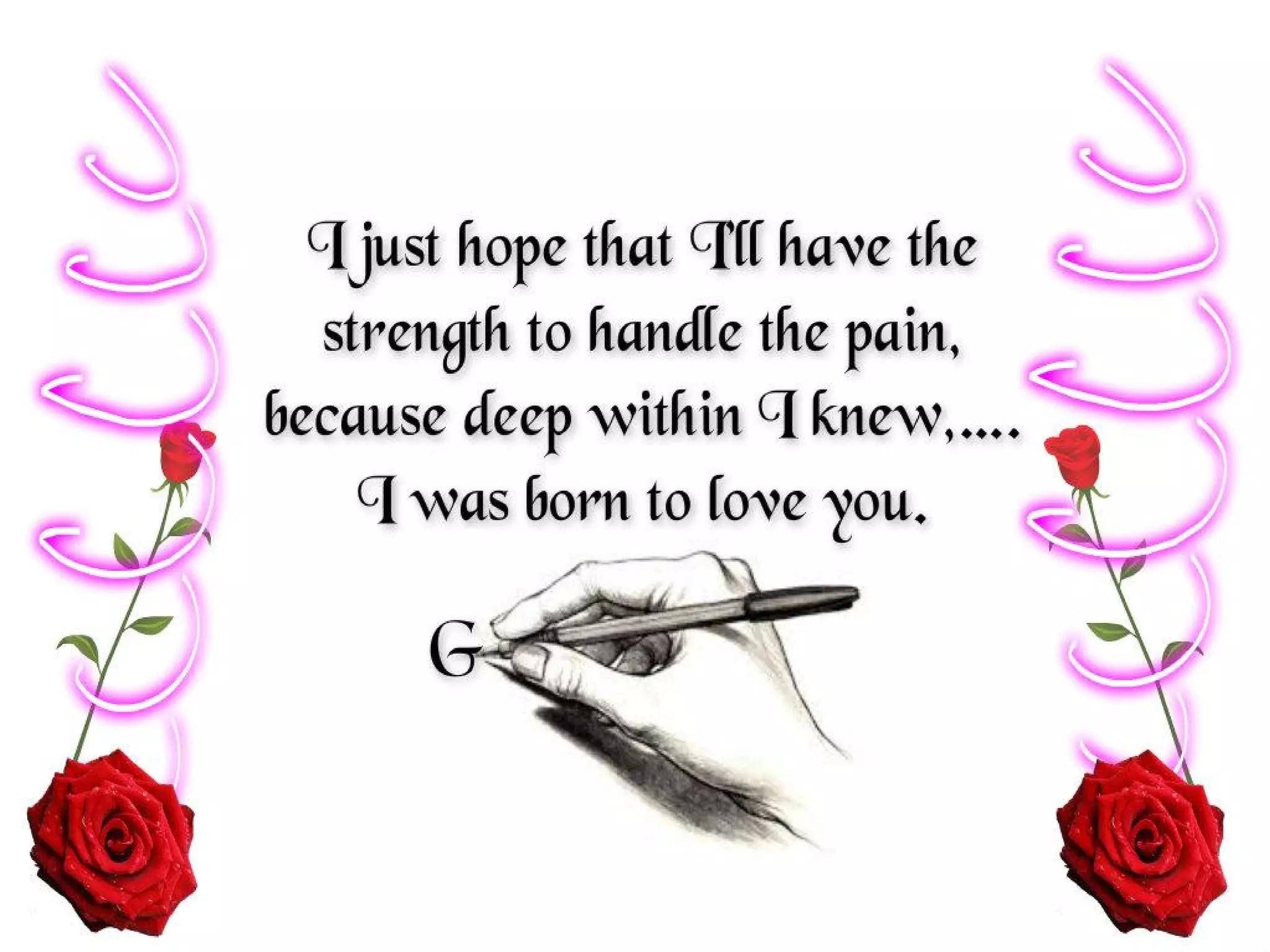 Hiding sadness behind a smile