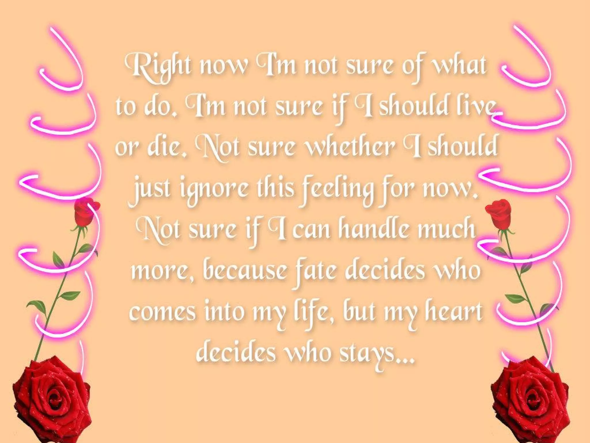 Hiding sadness behind a smile