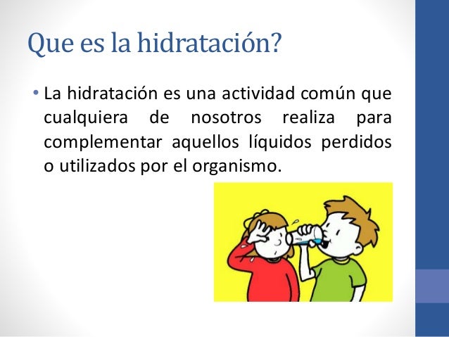 Hidratacion en la actividad fisica