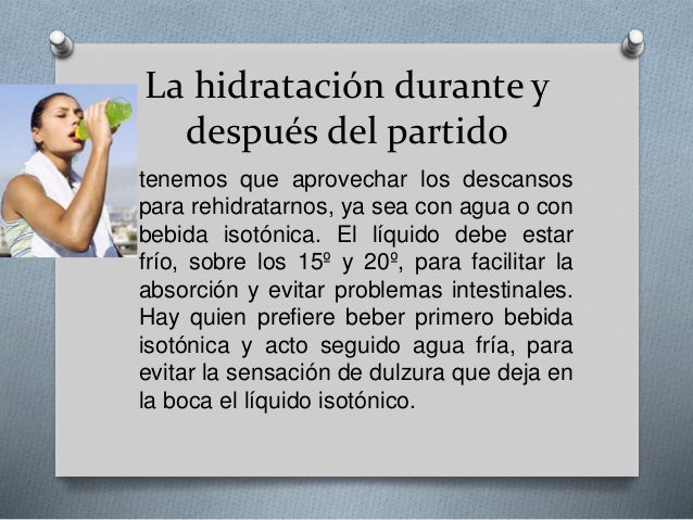 IMPORTANCIA DE LA HIDRATACION IMPORTANCIA DE LA HIDRATACION