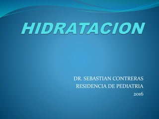 DR. SEBASTIAN CONTRERAS
RESIDENCIA DE PEDIATRIA
2016
 