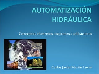 Conceptos, elementos ,esquemas y aplicaciones Carlos Javier Martín Lucas 