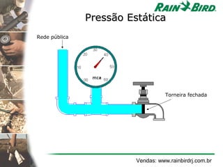 Pressão Estática
Rede pública




                                    Torneira fechada




                         Vendas: www.rainbirdrj.com.br
 