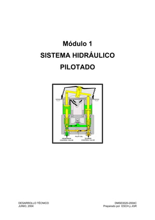 Módulo 1
SISTEMA HIDRÁULICO
PILOTADO
DESARROLLO TÉCNICO
JUNIO, 2004
DMSE0020-2004C
Preparado por ESCH y JGR
 