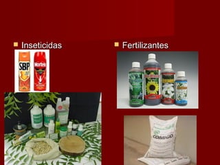  InseticidasInseticidas  FertilizantesFertilizantes
 