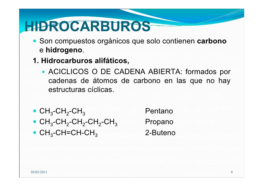 Resultado de imagen para CADENAS DE HIDROCARBUROS ABIERTA Y CERRADAS