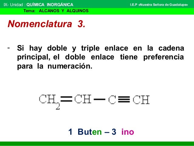 Hidrocarburos alquinos