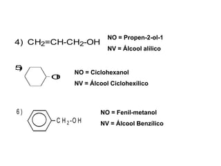 Alilico Hidrocardonetos, Funções Oxigenadas, Nitrogenada e Reações Organicas ...