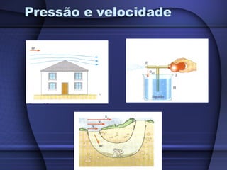 Pressão e velocidade
 