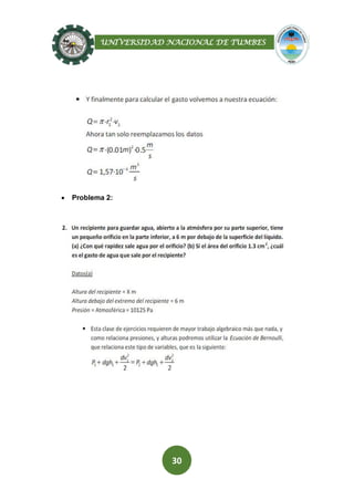 UNIVERSIDAD NACIONAL DE TUMBES
30
 Problema 2:
 