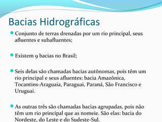 Regiões Hidrográficas do Brasil
 