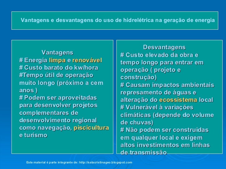 Desvantagens Das Barragens Hidreletricas
