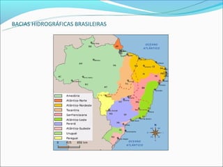 BACIAS HIDROGRÁFICAS BRASILEIRAS
 