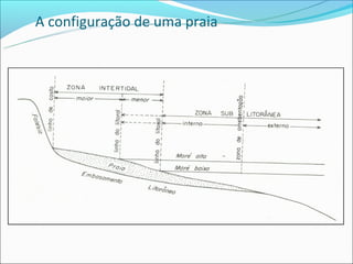 A configuração de uma praia
 