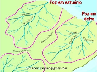 Foz em estuário

                                 Foz em
                                  delta




prof.ademiraquino@gmail.com
 