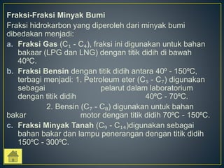 Hidrokarbon dan minyak bumi | PPTX