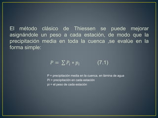 Thiessen Method Example Hidrologia metodo de thiensen mejorado | PPTX