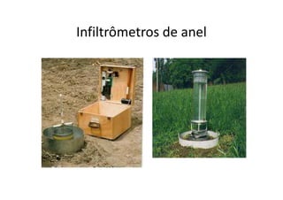 Infiltrômetros de anel
 