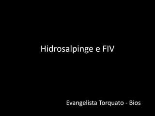 Hidrosalpinge e FIV

Evangelista Torquato - Bios

 