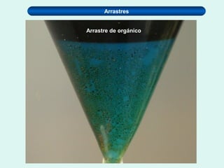 Arrastres
Arrastre de orgánico
 