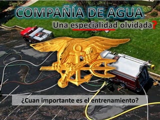 ¿Cuan importante es el entrenamiento?
 