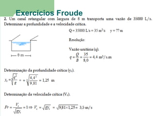 Exercícios Froude
 