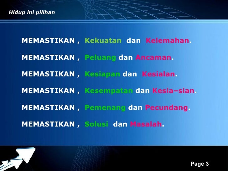 Hidup Ini Pilihan