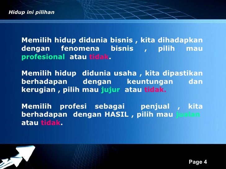 Hidup Ini Pilihan