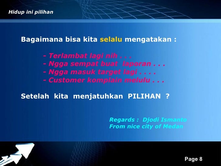 Hidup Ini Pilihan